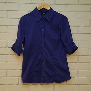 Indigo Blouse by APT.9 Medium